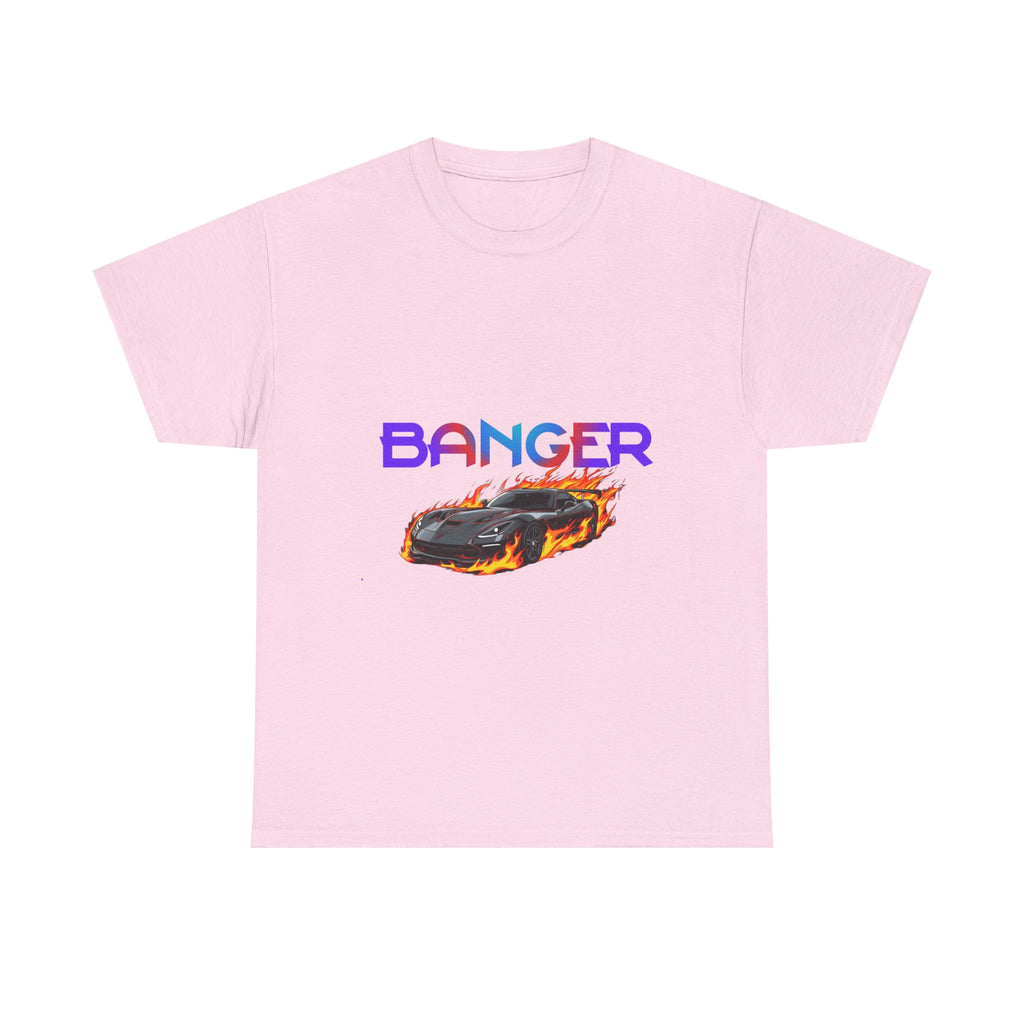 Banger Graphic Tee, Retro Car Shirt, Unisex Heavy Cotton Tee, Gift for Car Enthusiasts, Summer Casual Wear, Streetwear Fashion,