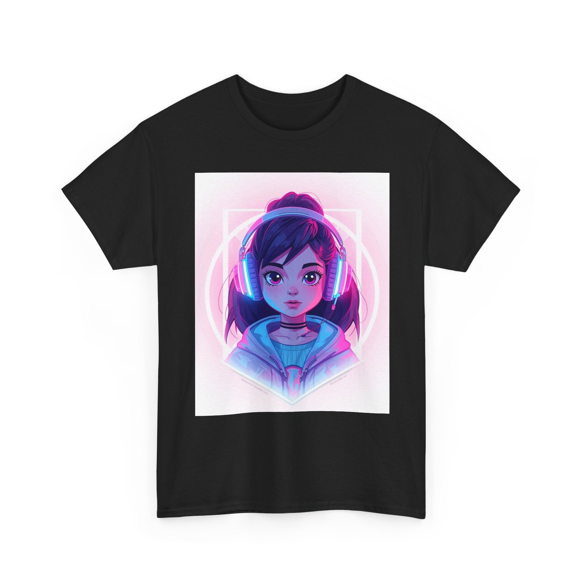 Vibrant Gamer Tee | Unisex Heavy Cotton T-Shirt featuring Cool Gaming Artwork, Gamer Gift, Casual Wear, Birthday, Holiday
