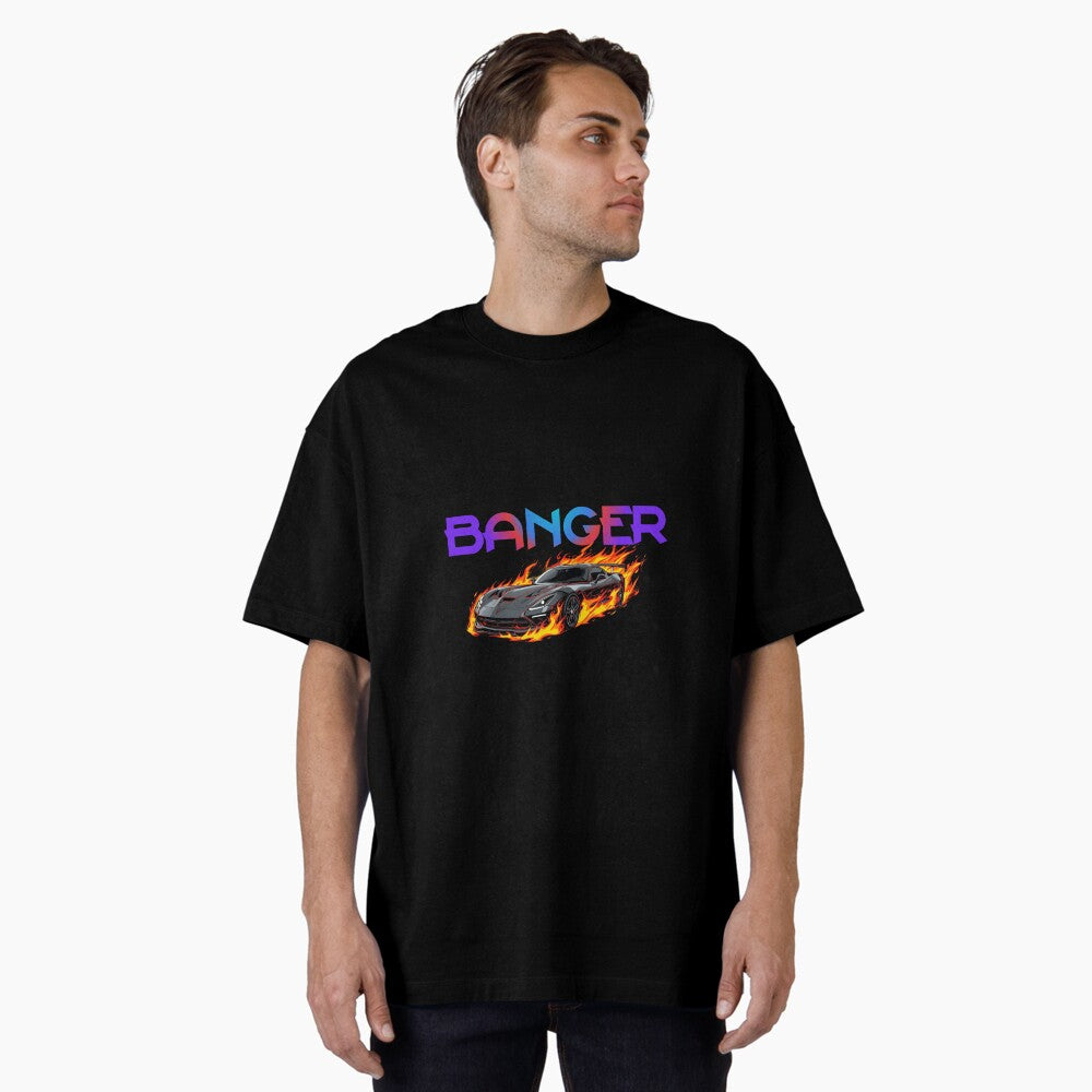 Banger Graphic Tee, Retro Car Shirt, Unisex Heavy Cotton Tee, Gift for Car Enthusiasts, Summer Casual Wear, Streetwear Fashion,