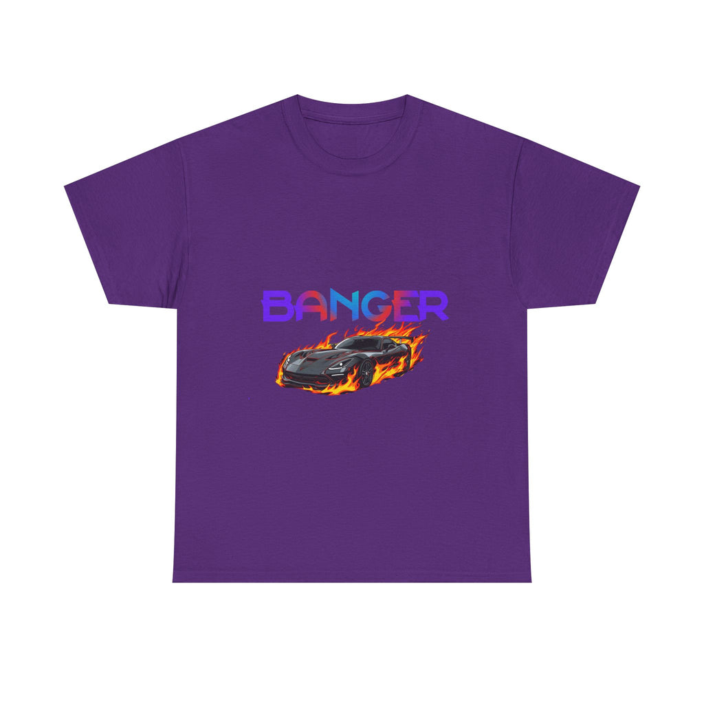 Banger Graphic Tee, Retro Car Shirt, Unisex Heavy Cotton Tee, Gift for Car Enthusiasts, Summer Casual Wear, Streetwear Fashion,