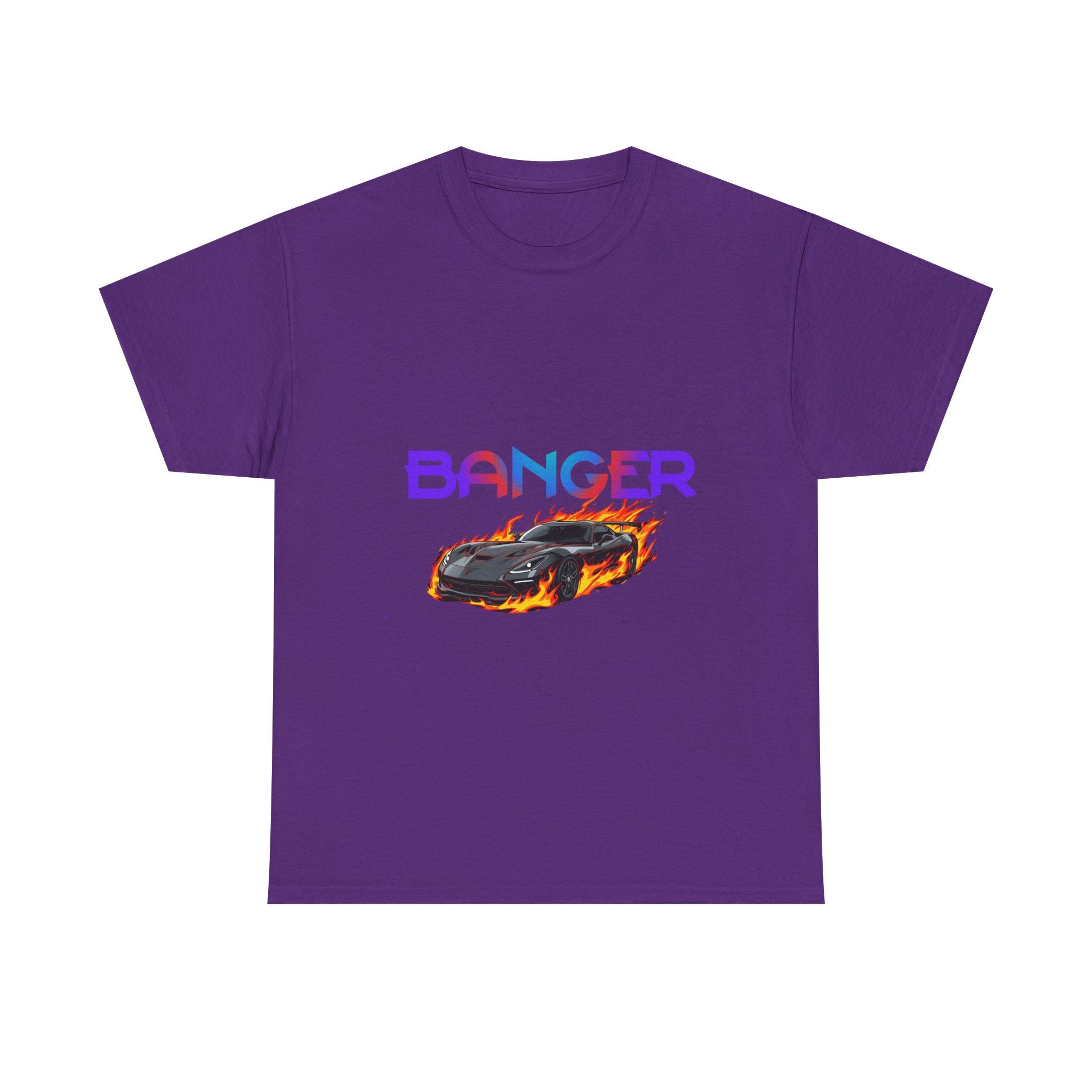 Banger Graphic Tee, Retro Car Shirt, Unisex Heavy Cotton Tee, Gift for Car Enthusiasts, Summer Casual Wear, Streetwear Fashion,
