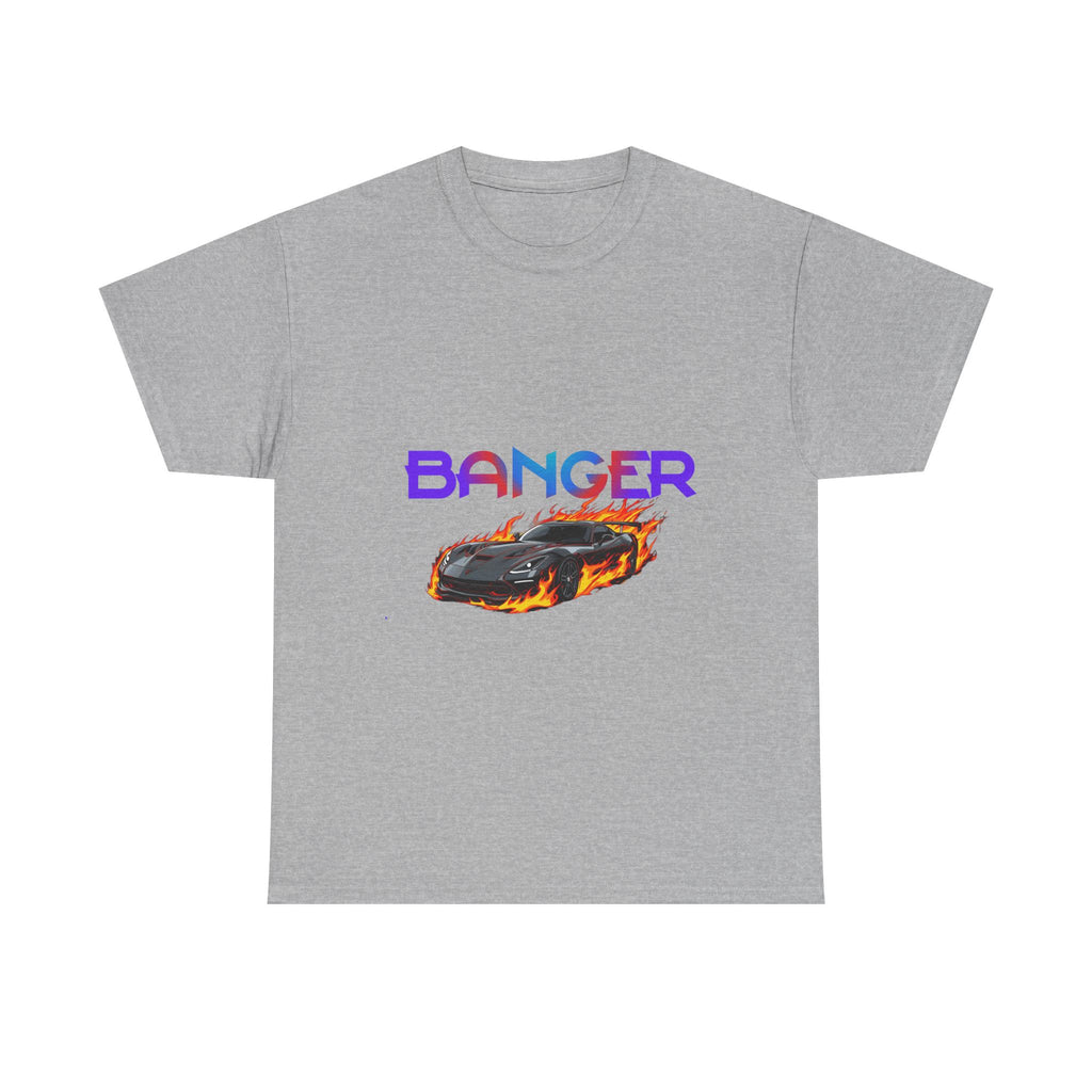 Banger Graphic Tee, Retro Car Shirt, Unisex Heavy Cotton Tee, Gift for Car Enthusiasts, Summer Casual Wear, Streetwear Fashion,