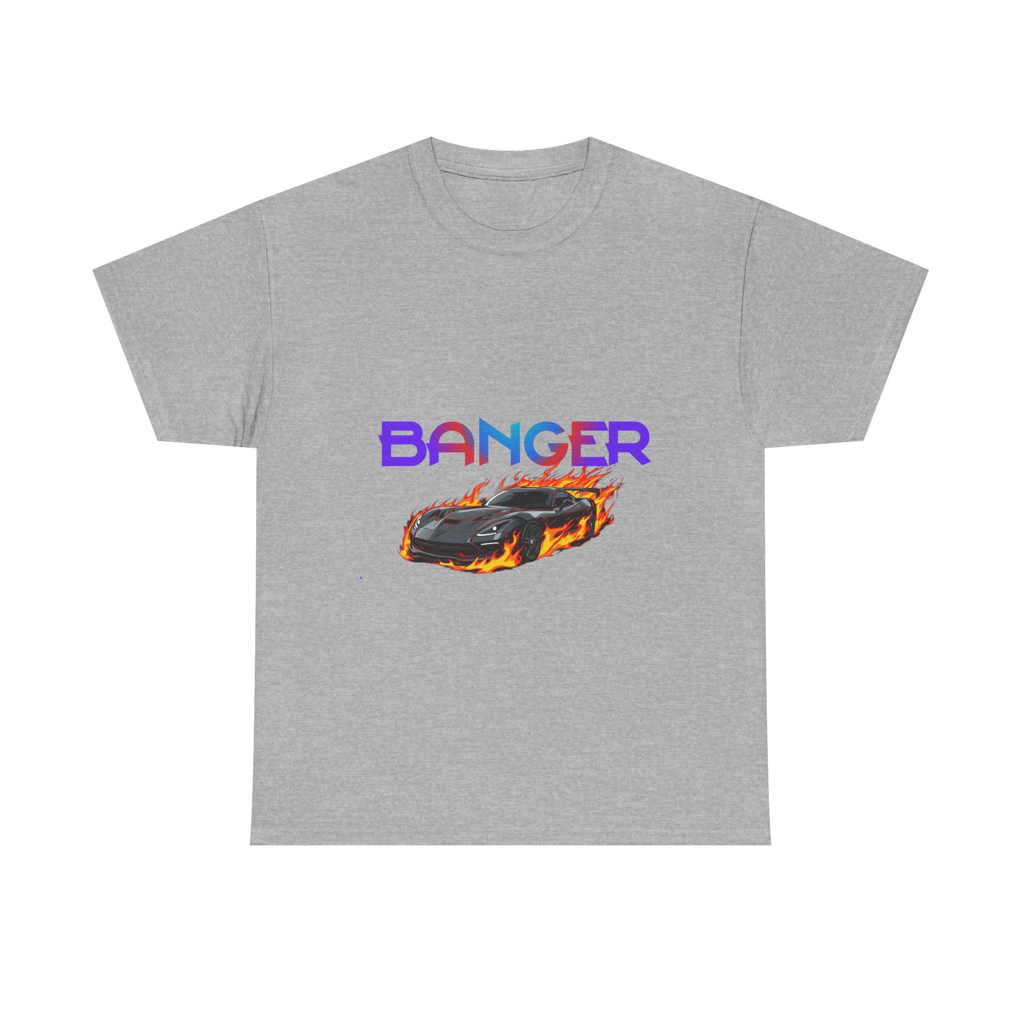 Banger Graphic Tee, Retro Car Shirt, Unisex Heavy Cotton Tee, Gift for Car Enthusiasts, Summer Casual Wear, Streetwear Fashion,