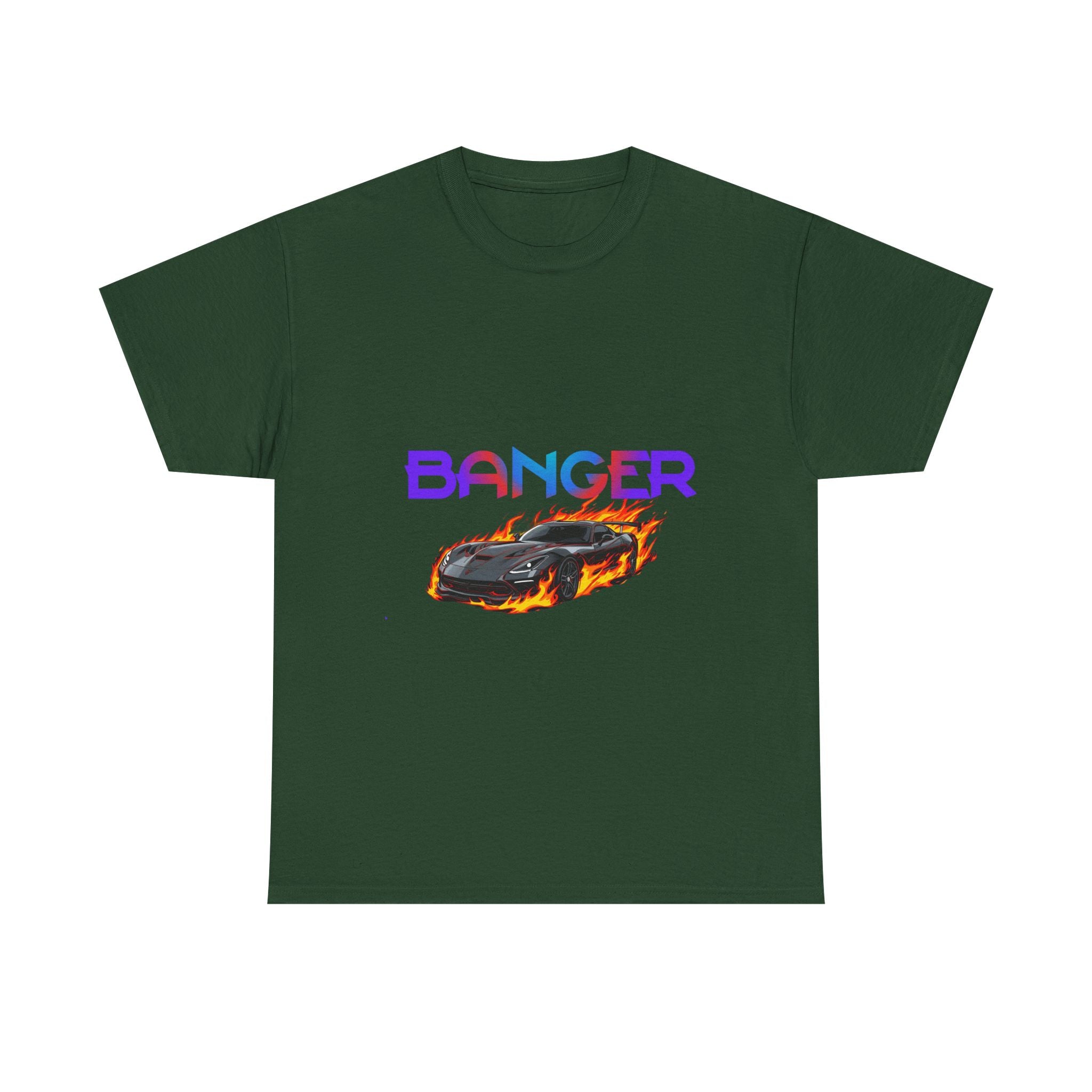 Banger Graphic Tee, Retro Car Shirt, Unisex Heavy Cotton Tee, Gift for Car Enthusiasts, Summer Casual Wear, Streetwear Fashion,